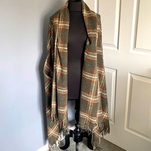 Mark and Graham blended wool blanket coat/vest